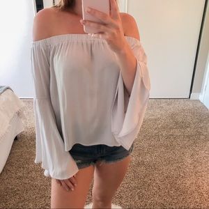 Off the Shoulder Flowy Top Nordstrom